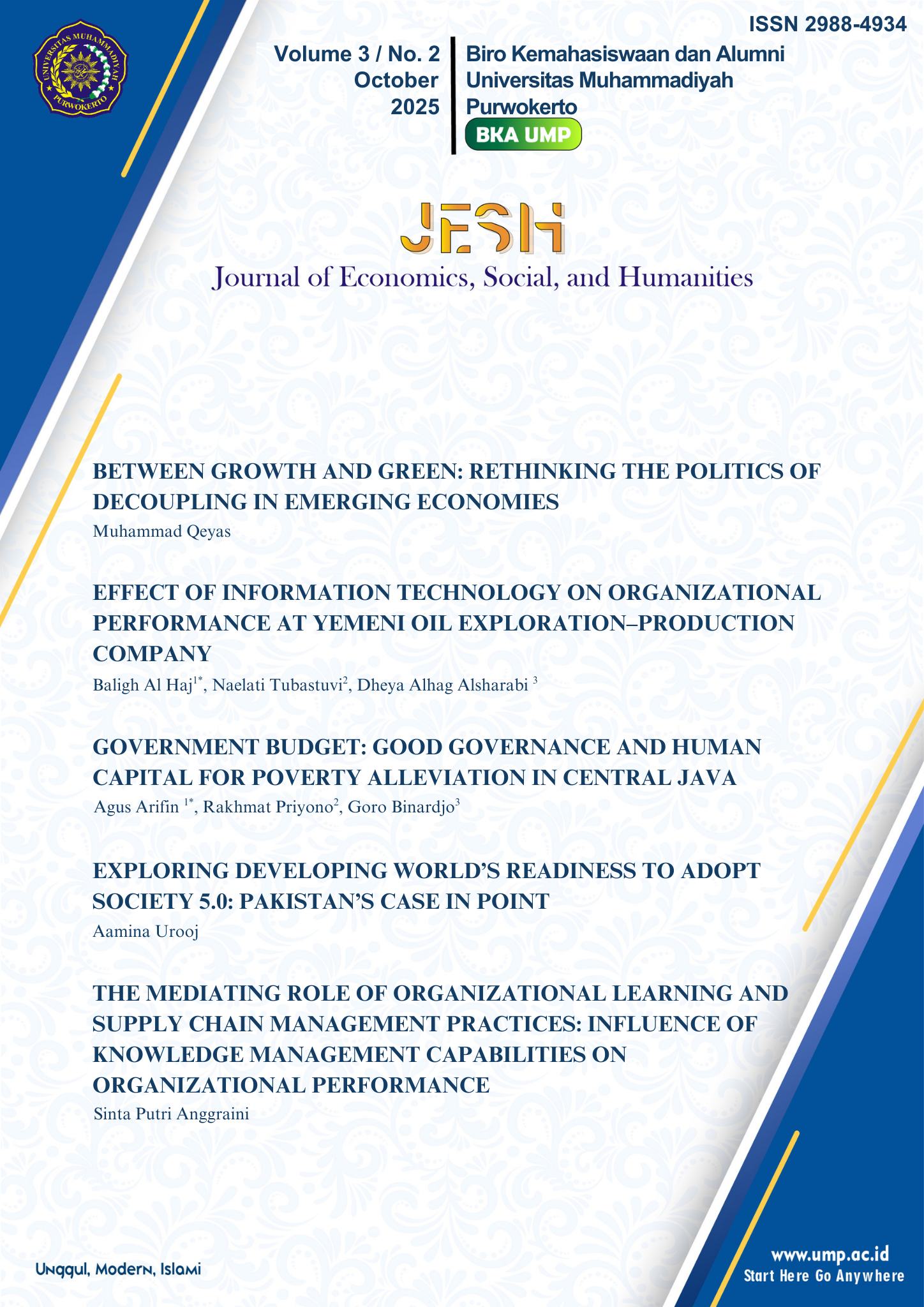					View Vol. 3 No. 2 (2025): JESH: Journal of Economics, Social, and Humanities
				